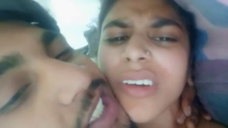 Romantic rich couple passionate kiss making sex