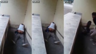 18yr girl fucking with bf inside the college campus